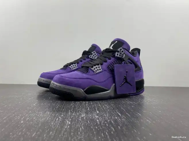 One Kick Suede x Purple Scott Air Jordan Travis 4 0531